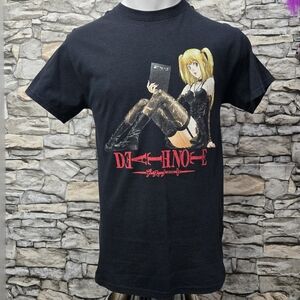 Death Note Black Short Sleeve Tee with Graphic Design